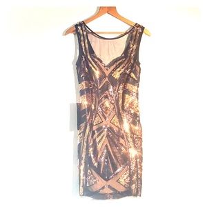 Sequined Cocktail Dress